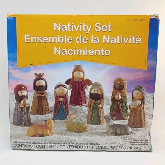 Kirkland Signature Other - Christmas Nativity Set Tabletop Resin  Complete Set